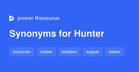 synonyms for hunters.